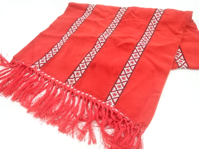 ビロード縞模様ショール